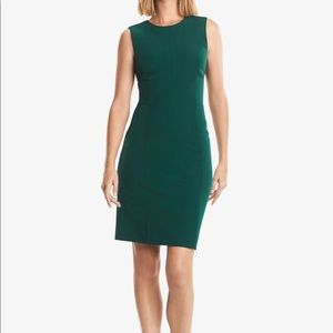 NWT MMLAFLEUR EMERALD GREEN SHEATH DRESS